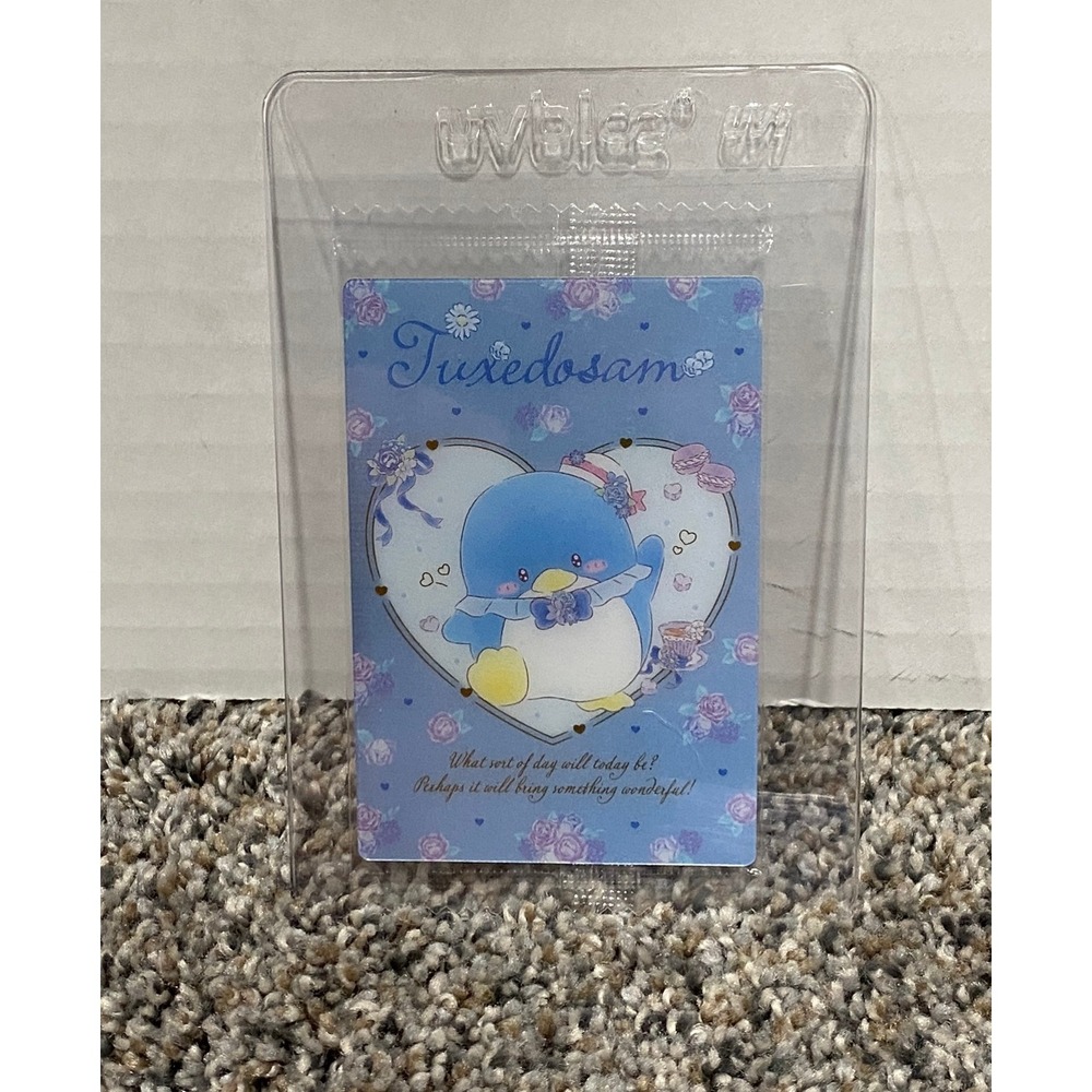 Sanrio Tuxedosam Trading Card Set Unisex Collectible Blue OS Excellent